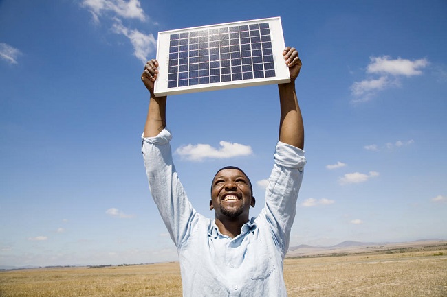 Solar batteries for energy storage